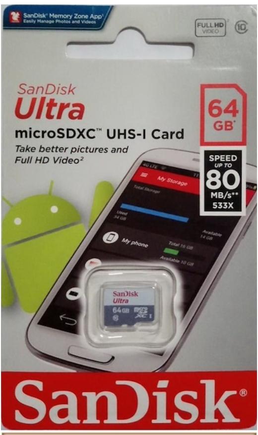 SD SanDisk 64 GB 