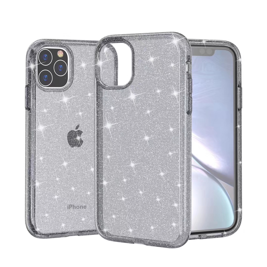 iPhone 7/8/x/11/11pro SPARKL CASE BLACK