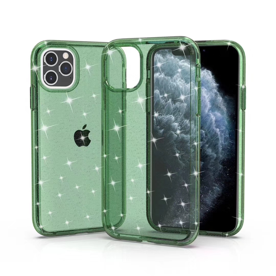 iPhone 7/8/x/11/11pro SPARKL CASE GREEN 